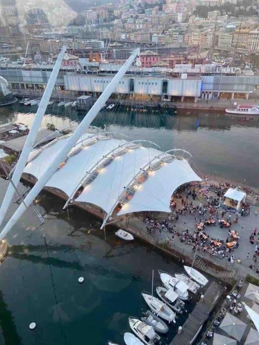 La Finestra Sul Cielo Del Porto Antico Di Genova Apartman Kültér fotó